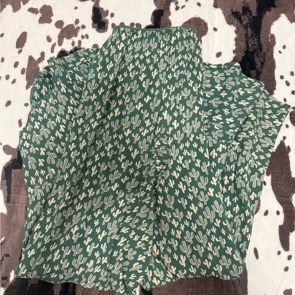 Cactus Print Skirt